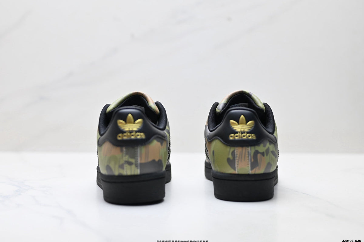 adidas Originals Superstar — Black Multicolor Paint Splash | Shell Toe