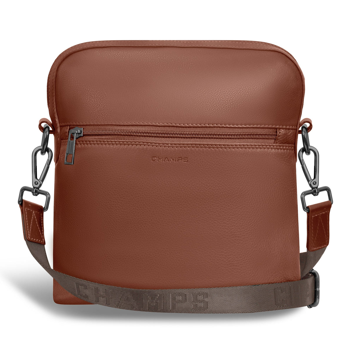 Onyx / Leather Cross-Body Bag *Drop Ship*