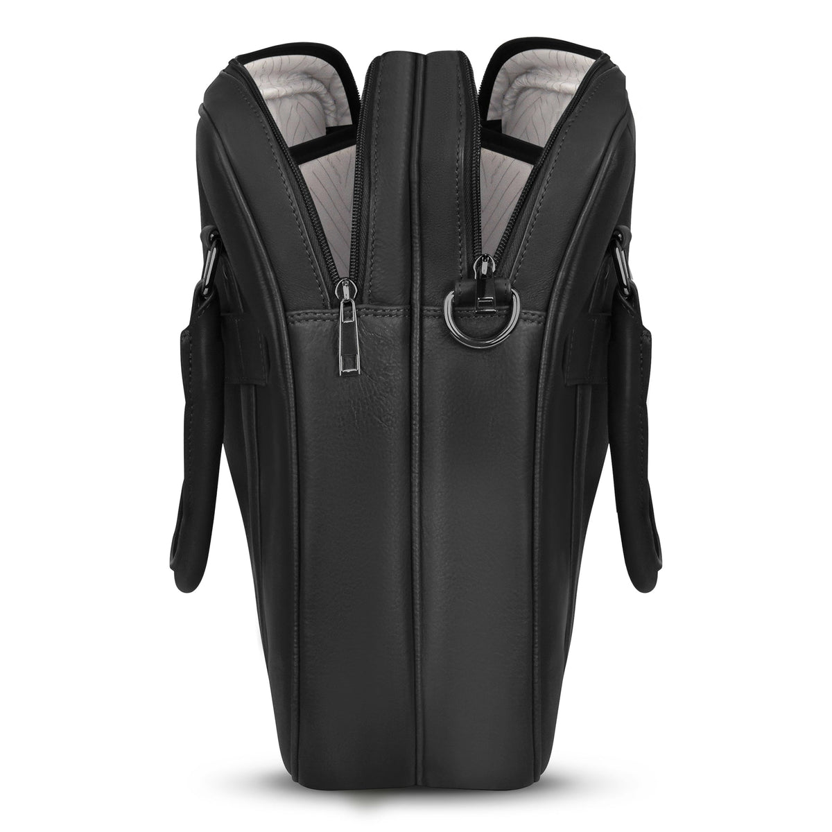 Onyx / Leather Briefcase *Drop Ship*