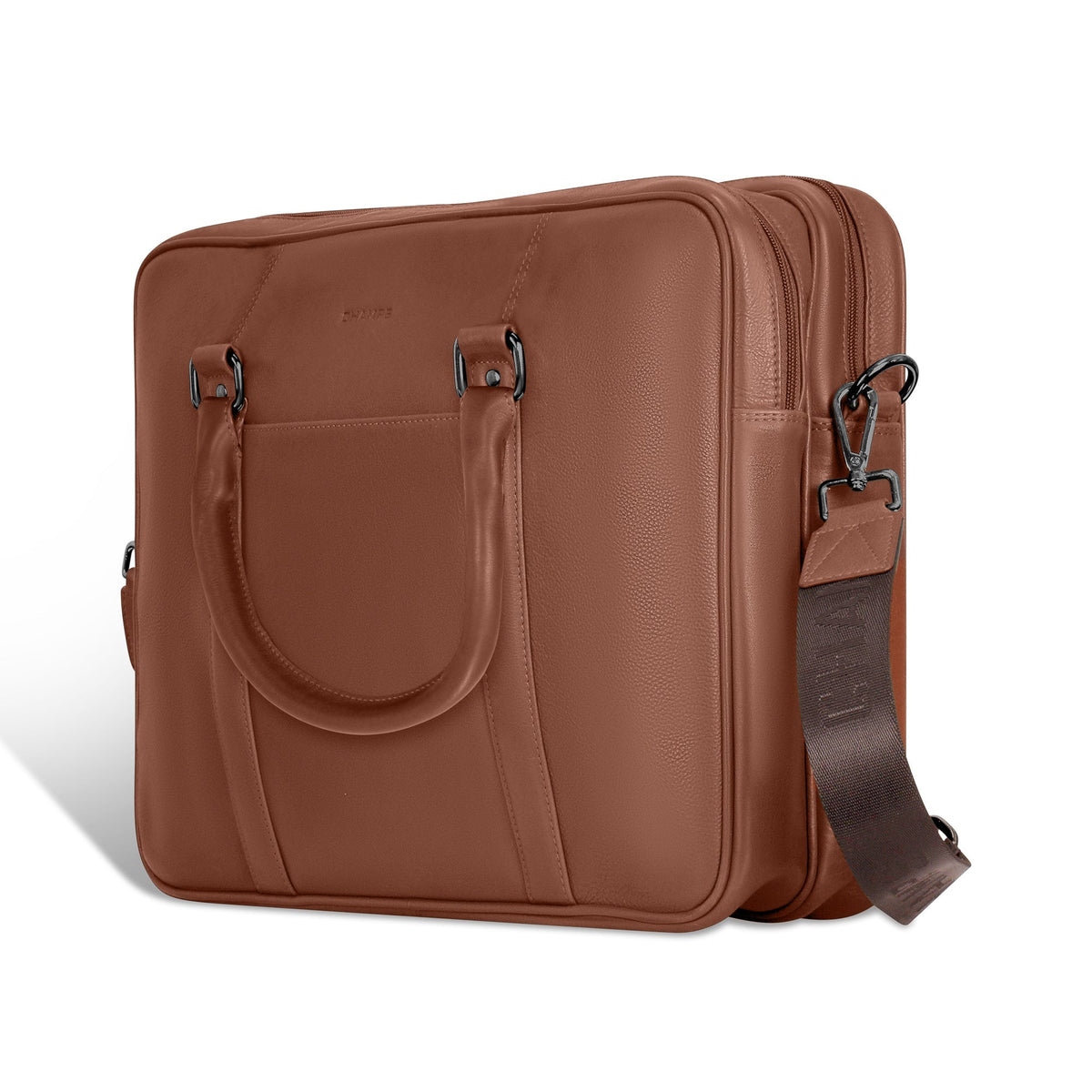 Onyx / Leather Briefcase *Drop Ship*