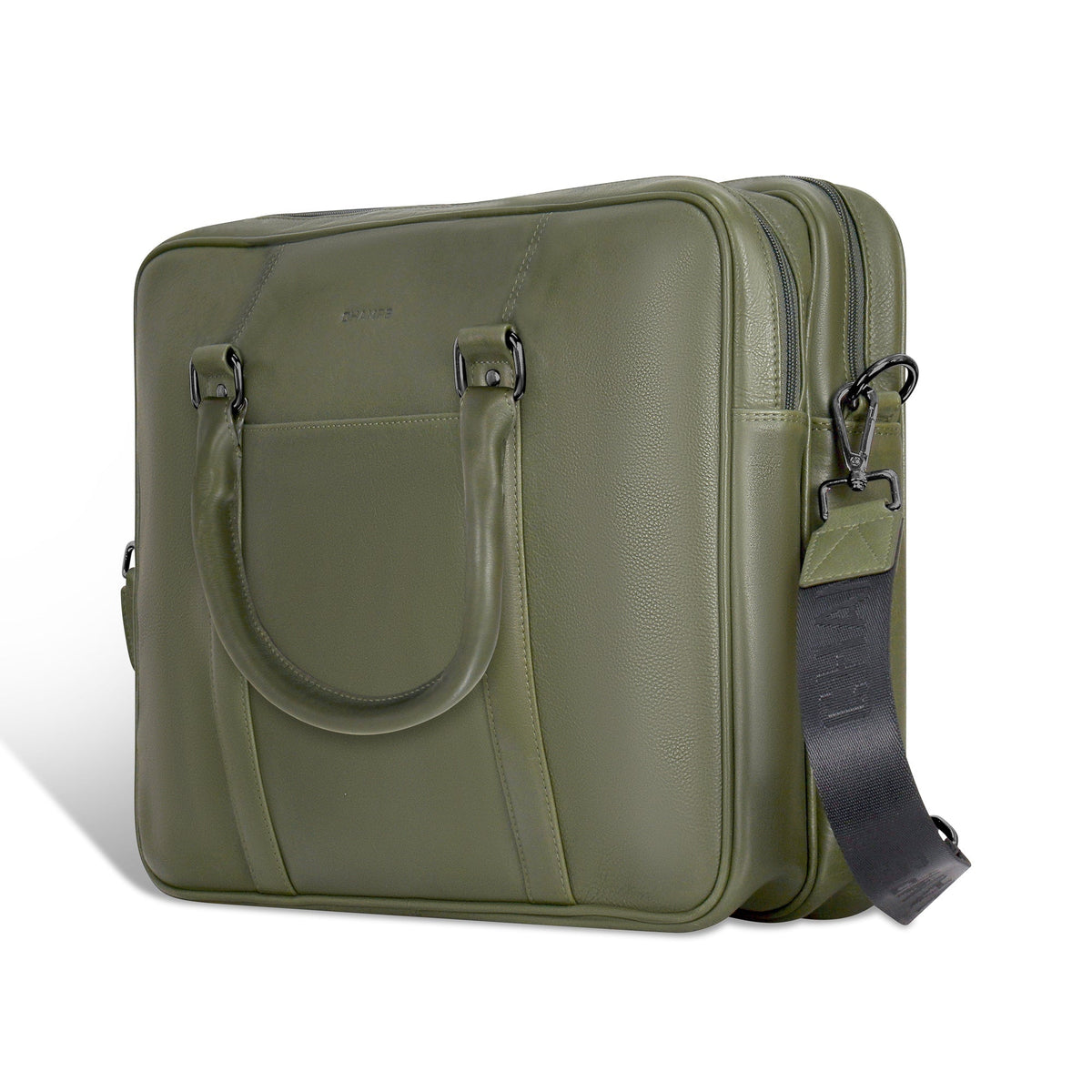 Onyx / Leather Briefcase *Drop Ship*