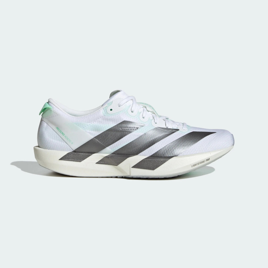 Adidas Adizero Adios 27 White / Silver / Mint Green