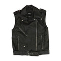 Black Leather Vest