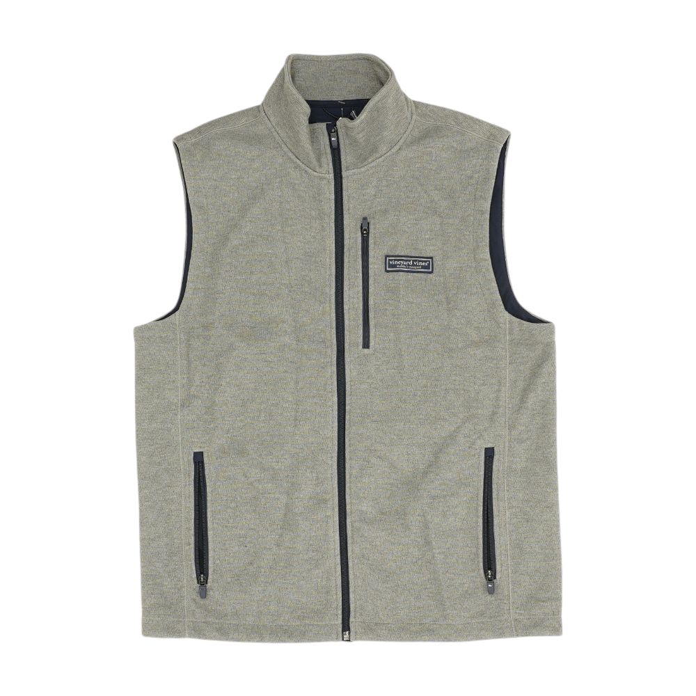 Gray Fleece Vest